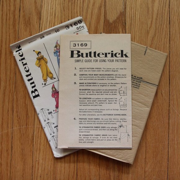 Vintage Butterick Children's Costume patterns - Picture 5 of 9